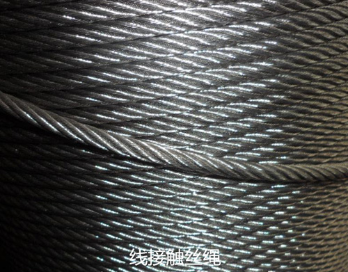 線(xiàn)接觸鋼絲繩